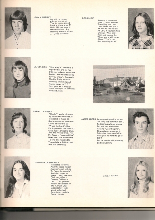 Ann Asselstine's album, Semiahmoo Yearbook 1973