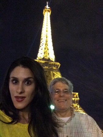 Paris with daughter Brittany