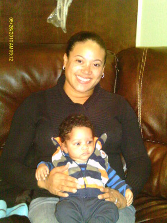 my sons wife Aundra and grandson Prince Bryson