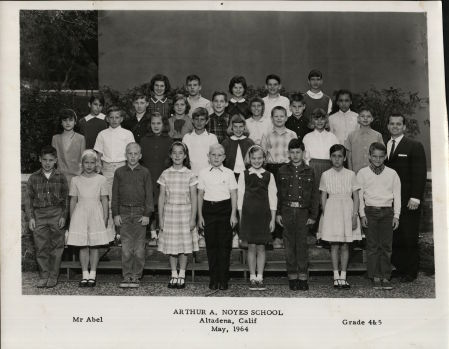 Mr. Abel's 4-5th grade class 1954