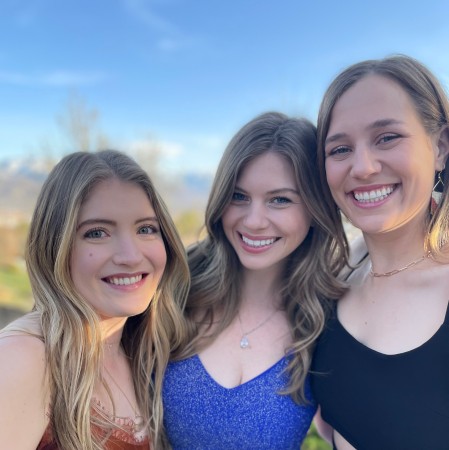 Daughter Erica (middle) with friends