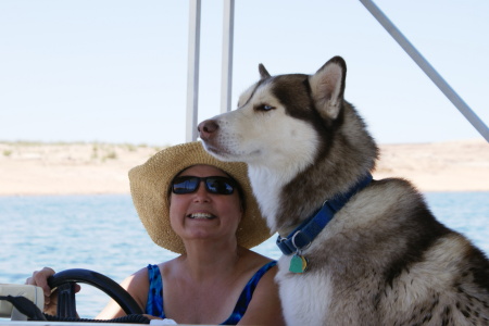 boating on Lake Powell