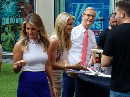 On the set of Fox and Friends.