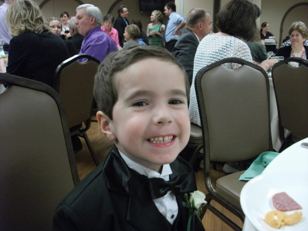 Grandson At Aunt Di's Wedding June 8th 2013