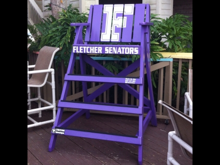 The famous Fletcher lifeguard chair.