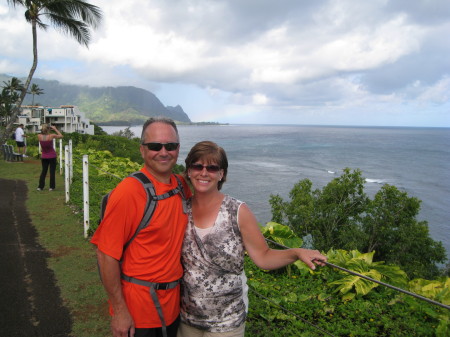 Karen and I in Kauai