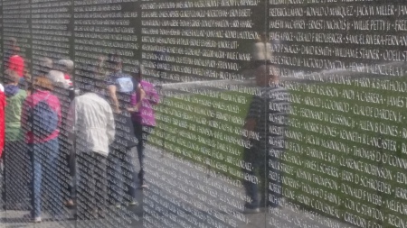 Vietnam War Memorial Wall - Washington 2014