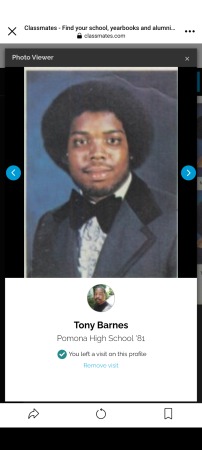 Tony Barnes' Classmates profile album