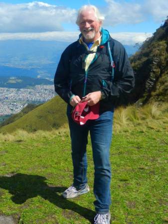 Volcano above Quito, Ecuador