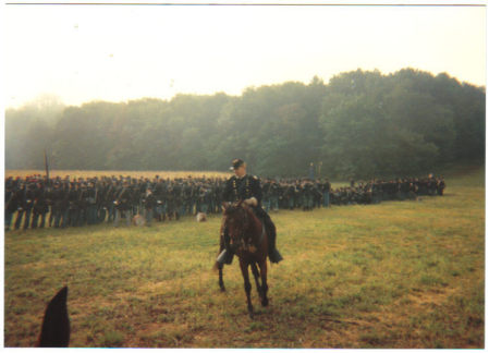 Forming Troops for film "Gettysburg"