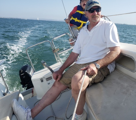 Sailing with Son & 2 grandsons on San Diego Ba