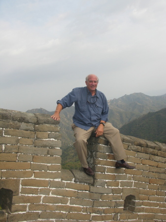 On the Great Wall of China