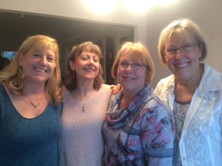 From L to R: sisters-Pam, (me), Betsy, Dianne.