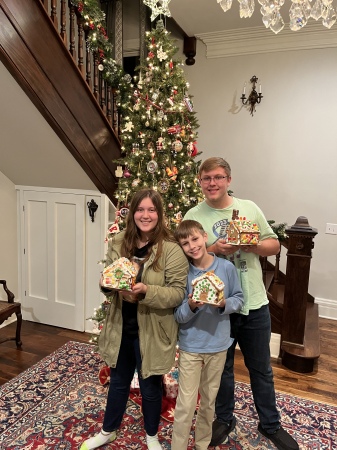 Gingerbread houses with the kids-every year