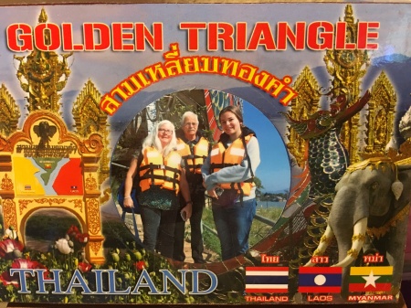 Travelling by boat, Thailand, Laos & Myanmar