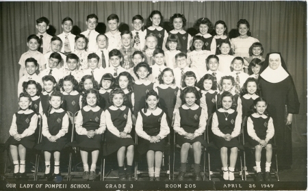 1949 - 3rd grade Our Lady of Pompeii Chicago