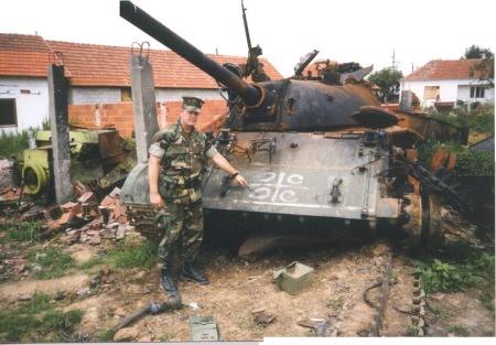 Kosovo Tank Hit