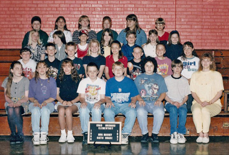 Miss Massey's 6th Grade Class 1997