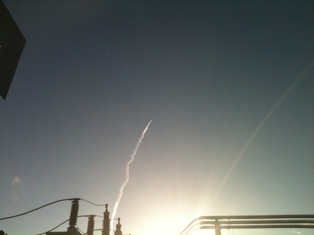 Rocket launch at the cape