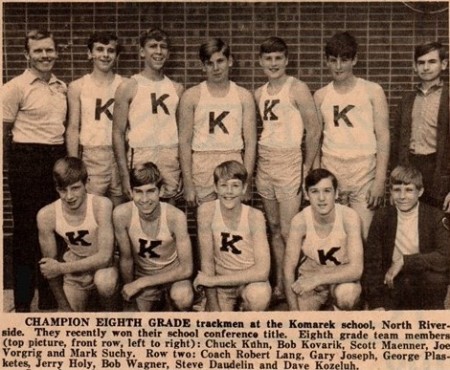 Komarek 1969 Track & Field Championship Team