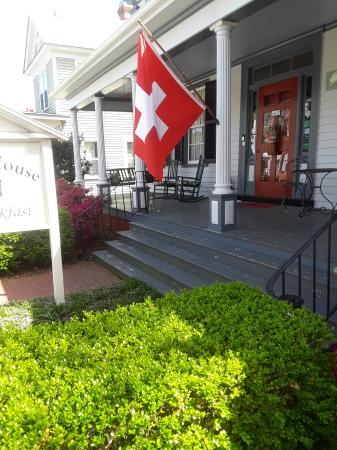 Inn porch stairs