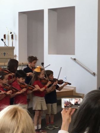 Jesse (Far Right) on His Violin!