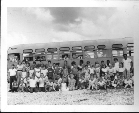 Wettengel bus riders 1956