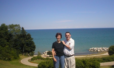 Barb & Ron Whitefish Bay on Lake Michigan