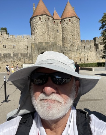 Visiting the walled city of Carcassone, France