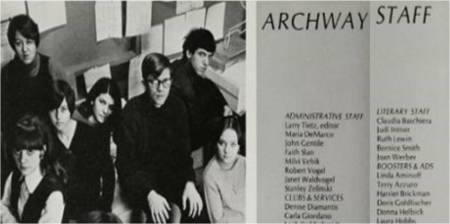1969 Archway Staff photo