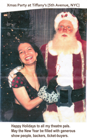 Santa & me at Tiffany's, NYC
