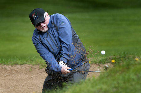 Holing out of the deep bunker