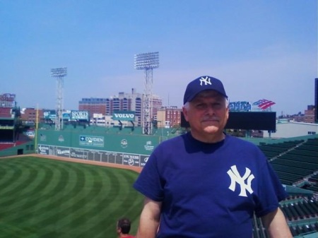 me at Boston's Green Monster 2011