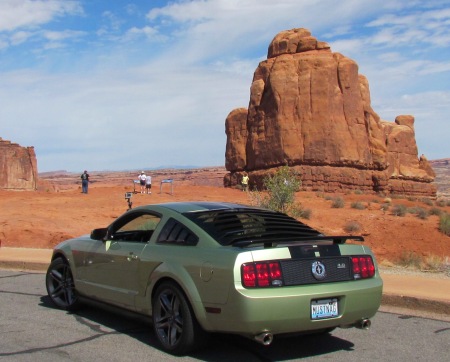 My 2006 Mustang Still in Arches