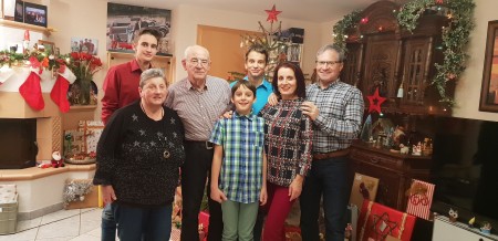 Jonathan and family, Xmas 2018