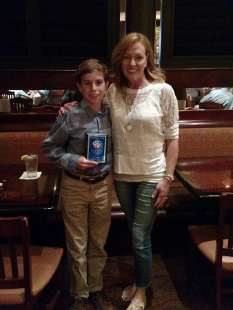 Brett, MVP award for Jr High boys soccer!