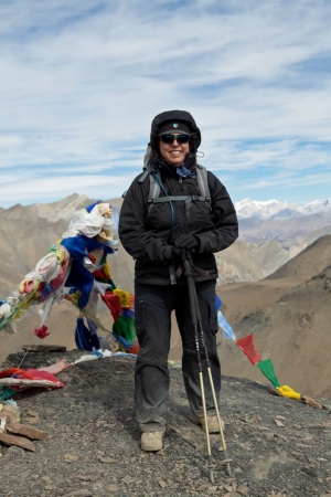 Me on Kang La, 17,635 ft -  Oct., 2011