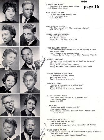 Acquanetta Thomas' album, Roosevelt H.S. Class 1961