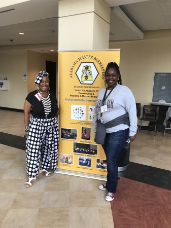 At the bee conference with Katanga