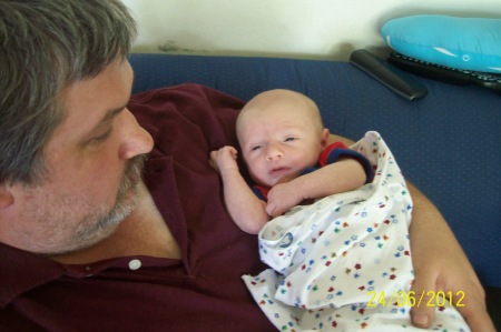 hubby with grandson