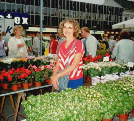 Mom - Judy Thuemler in Denmark 1992