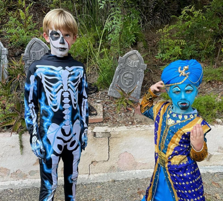 My “bonus” grandsons. Halloween 2023