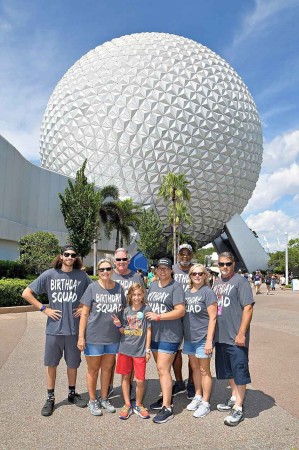 Sep 2023 young grandson 10th birthday at Epcot