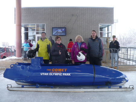 Riding the Olympic Bobsled in Utah