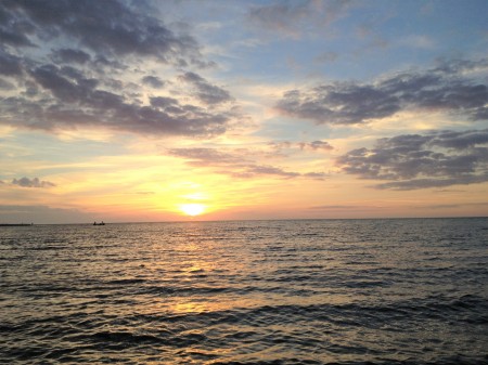 Sunset off Gaspirila Pass, Florida