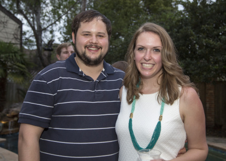 The Fredericks as newlyweds