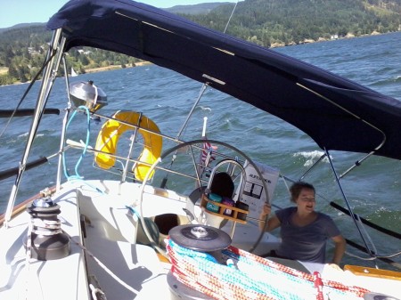 Pat Colgan's album, Columbia Gorge sailing