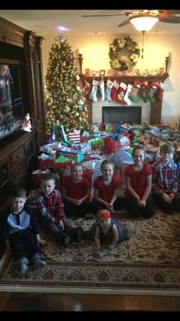 Grandkids love Christmas at Nonee's