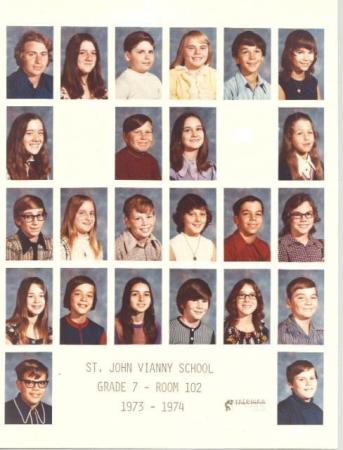 St. John Vianney Grade 7 1973-1974