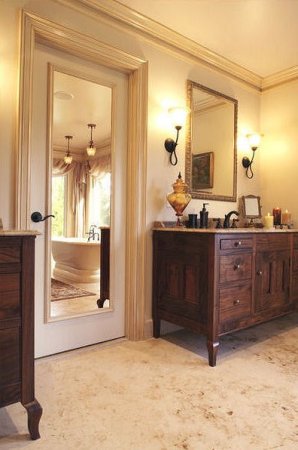 French Villa Master Bathroom
